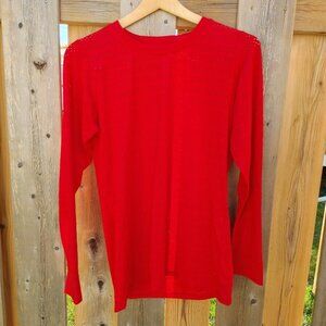 ZYIA Red Long Sleeve Top